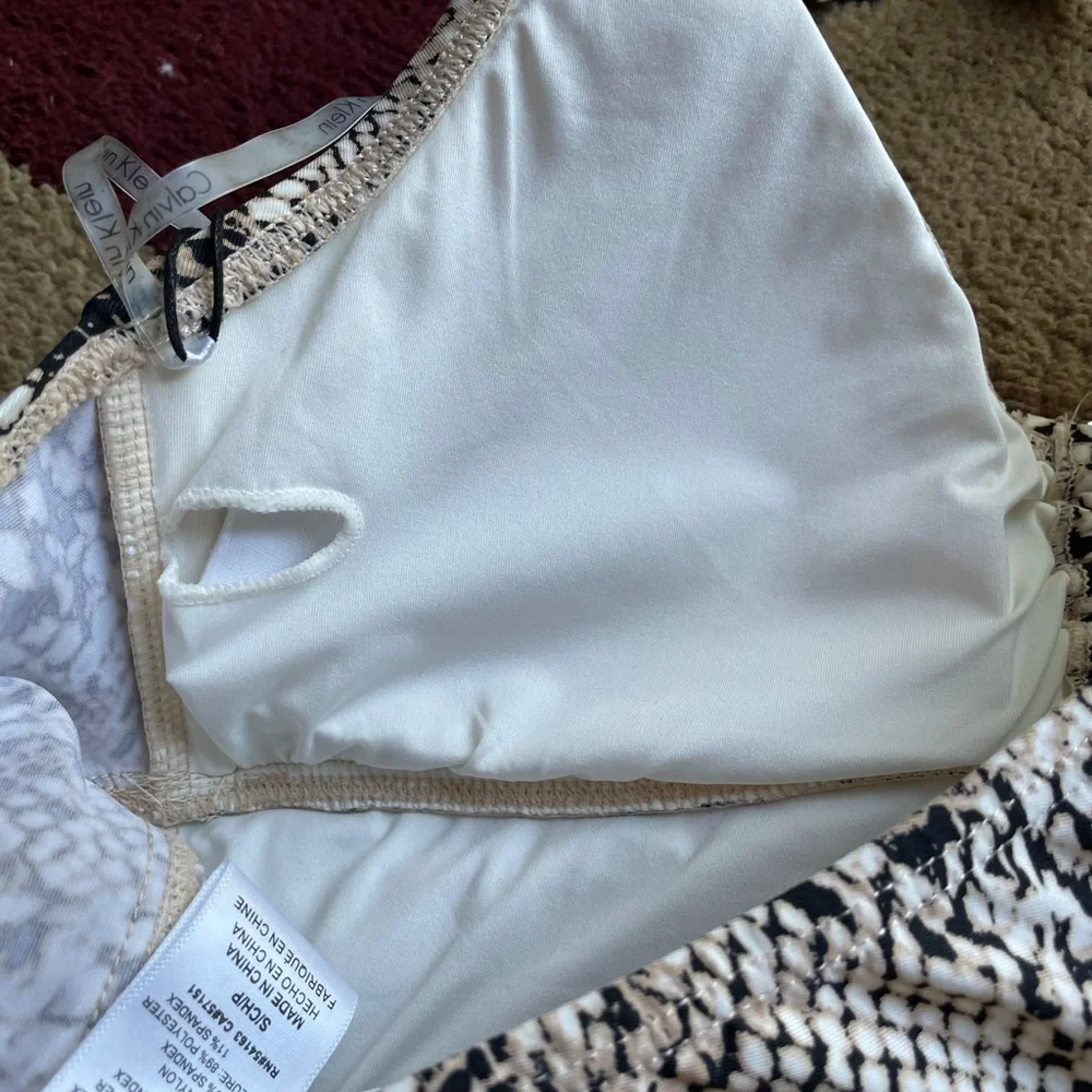Super Cute Calvin Klein Tankini with 2 Bottoms - Sz S